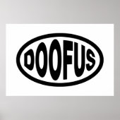 DOOFUS POSTER (Voorkant)