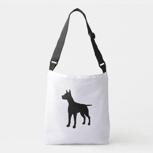 DoOG Silhouette Print Crossbody Tas (Voorkant)