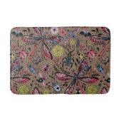 Doogavebeestjes op mochasbruin badmat (Voorkant)