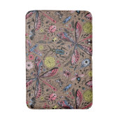 Doogavebeestjes op mochasbruin badmat (Voorkant Verticaal)