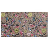 Doogavebeestjes op mochasbruin kussensloop (Voorkant-Links)