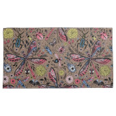 Doogavebeestjes op mochasbruin kussensloop (Voorkant-Rechts)