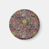 Doogavebeestjes op mochasbruin magneet (Voorkant)