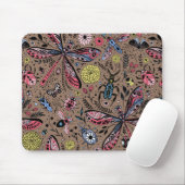 Doogavebeestjes op mochasbruin muismat (Met muis)