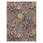 Doogavebeestjes op mochasbruin tafelkleed (Voorkant)