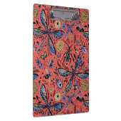 Doogaveinsecten op koraalrood klembord (Rechts)