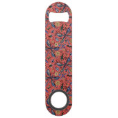 Doogaveinsecten op koraalrood speed flessenopener (Voorkant)