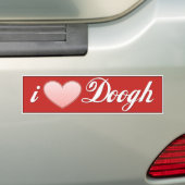 Doogh Golden Letter Yoghurt Drank Bumpersticker (Op auto)