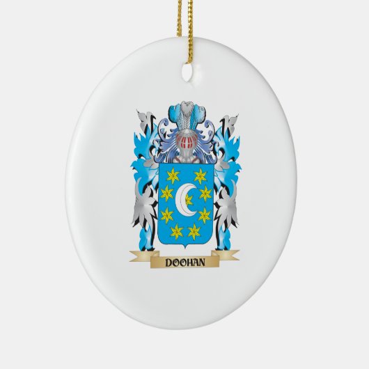 Doohan Coat of Arms - Familiekust Keramisch Ornament (Rechts)