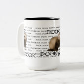 DOOKFERRET TWEEKLEURIGE KOFFIEMOK (Voorkant links)