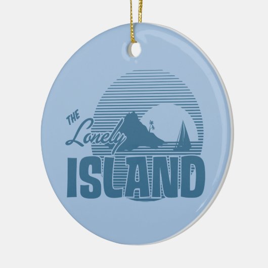 Dookie Island - Blue Keramisch Ornament (Links)