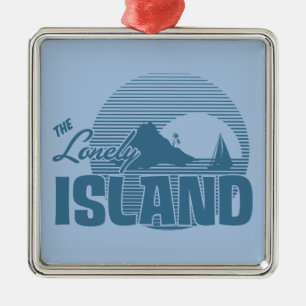 Dookie Island - Blue Metalen Ornament