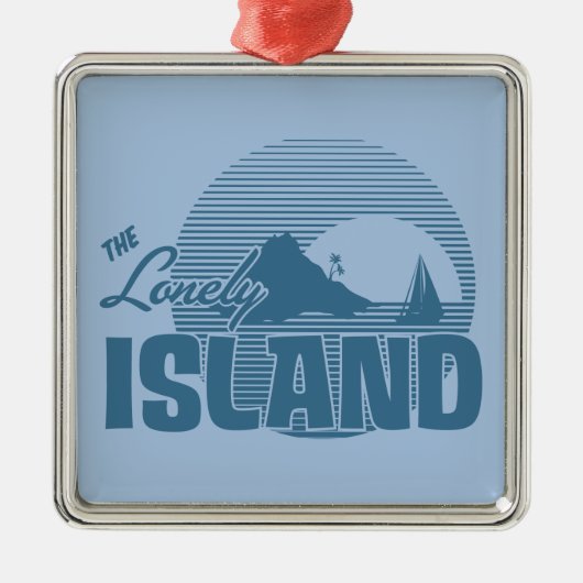 Dookie Island - Blue Metalen Ornament (Voorkant)