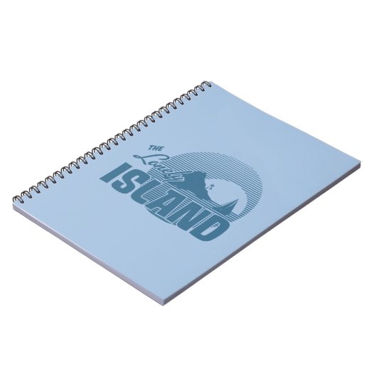 Dookie Island - Blue Notitieboek (Linkerzijde)