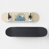 Dookie Island - Blue Persoonlijk Skateboard (Horizontaal)