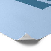 Dookie Island - Blue Poster (Hoek)