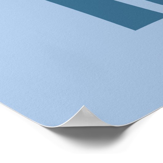 Dookie Island - Blue Poster (Hoek)