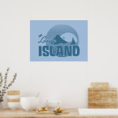 Dookie Island - Blue Poster (Keuken)