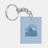 Dookie Island - Blue Sleutelhanger (Voorkant Links)