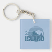 Dookie Island - Blue Sleutelhanger (Voorkant)