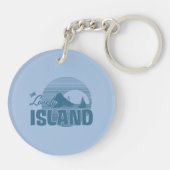 Dookie Island - Blue Sleutelhanger (Achterkant)