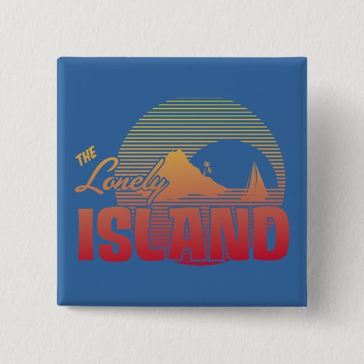 Dookie Island - Color Vierkante Button 5,1 Cm (Voorkant)