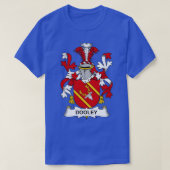 Dooley Coat of Arms Family Crest T-shirt (Design voorkant)
