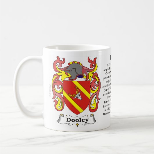 Dooley Family Coat of Arms Mok (Links)