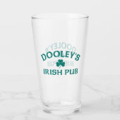 Dooley's Irish Pub Glas (Achterkant)