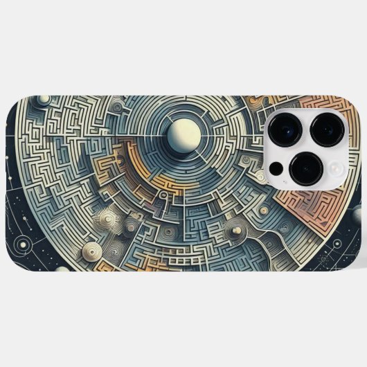 doolhof Case-Mate iPhone case (Achterkant (horizontaal))