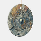 doolhof keramisch ornament (Rechts)