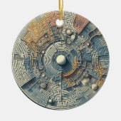 doolhof keramisch ornament (Voorkant)