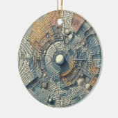 doolhof keramisch ornament (Links)