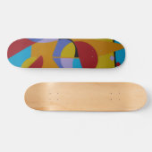 Doolhof op het asfalt skateboard (Horizontaal)