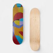 Doolhof op het asfalt skateboard (Voorkant)