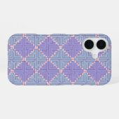Doolhof Patchwork iPhone 16 Hoesje (Achterkant horizontaal)