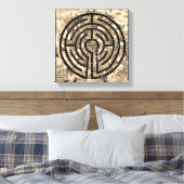 DOOLHOF V 12x12 Omwikkelde Canvas (1,9 cm diep) Afdruk (Insitu (Slaapkamer))