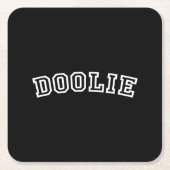 DOOLIE KARTONNEN ONDERZETTERS (Voorkant)