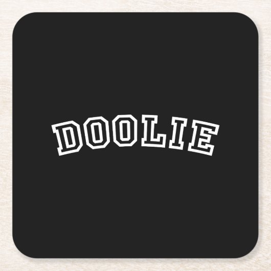 DOOLIE KARTONNEN ONDERZETTERS (Voorkant)