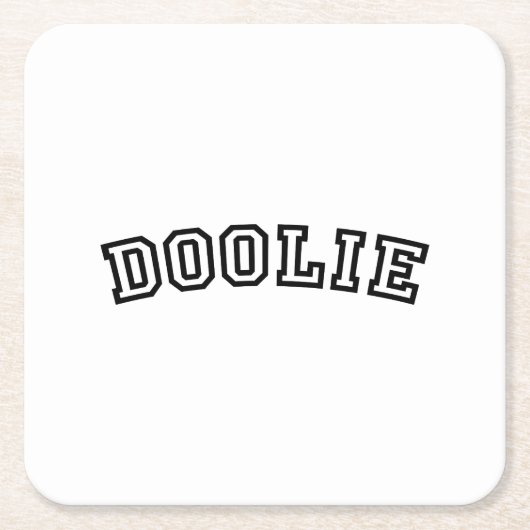 DOOLIE KARTONNEN ONDERZETTERS (Voorkant)
