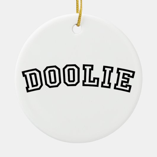 DOOLIE KERAMISCH ORNAMENT (Voorkant)