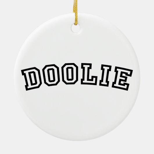 DOOLIE KERAMISCH ORNAMENT (Achterkant)