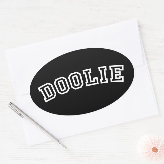 DOOLIE OVALE STICKER (Envelop)