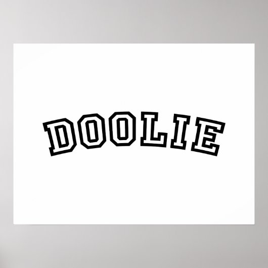 DOOLIE POSTER (Voorkant)