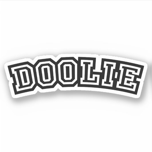 DOOLIE STICKER (Voorkant)