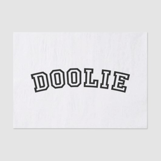 DOOLIE TISSUEPAPIER (Voorkant)