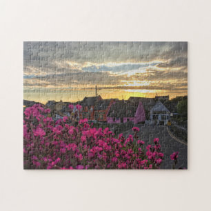 Doolin, Ierland bij Sunset Puzzle Legpuzzel