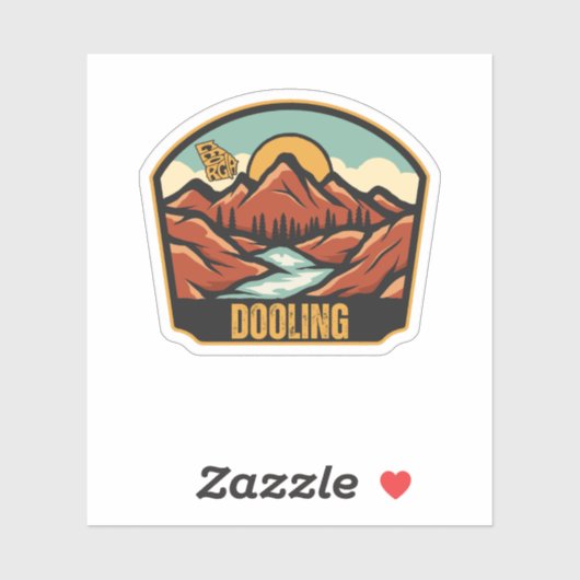 Dooling, Georgia Sticker (Vel)