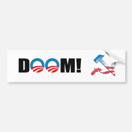 DOOM! BUMPERSTICKER (Voorkant)