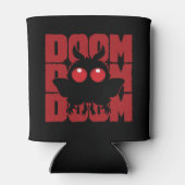 DOOM DOOM DOOM Kawaii Mothman Cryptid Blikjeskoeler (Achterkant)